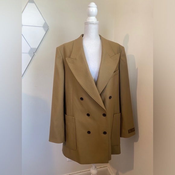 Aritzia Babaton Highland Blazer in Caramelo Tan Size Large NWT - Picture 2 of 14